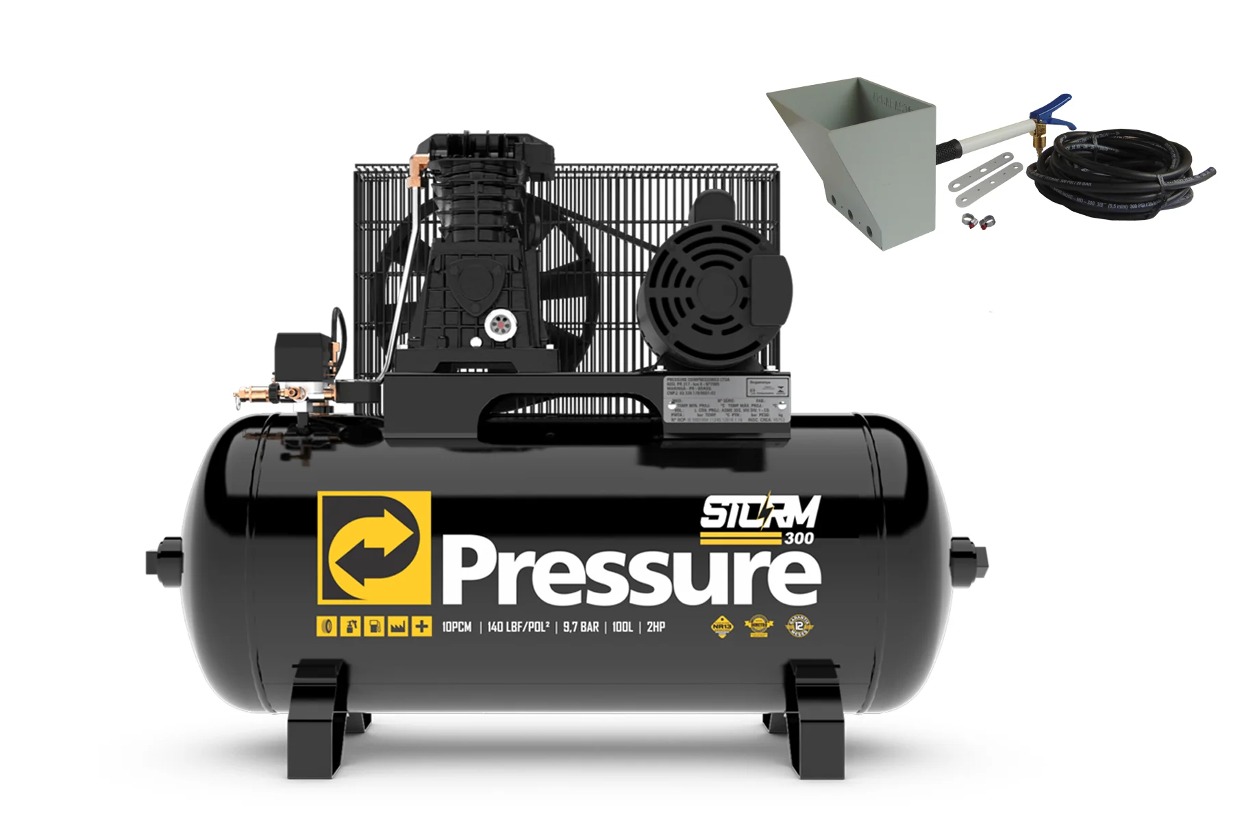 Compressor com mangueira - Agile Loc Equipamentos